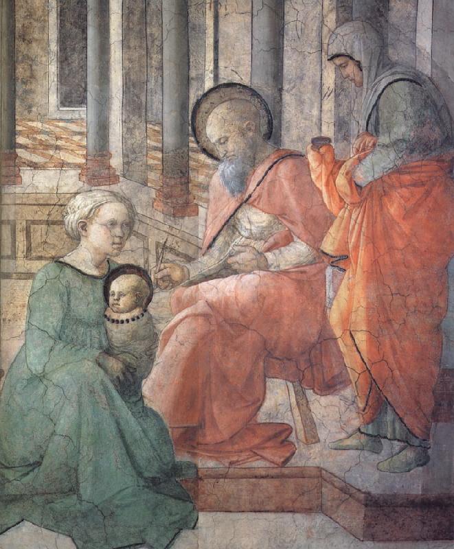 Fra Filippo Lippi Details of the Naming of t John the Baptist oil painting image